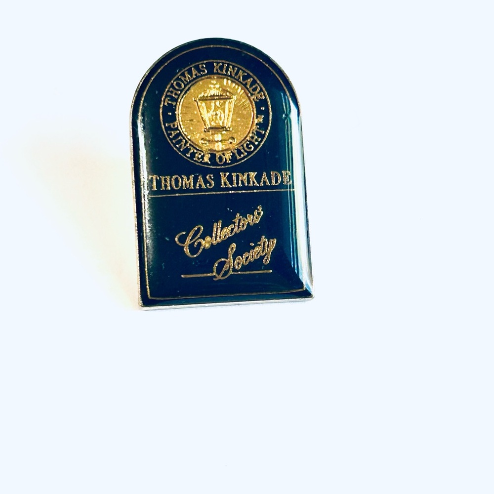 Thomas Kinkade Gold and Blue Collectors Society Pin